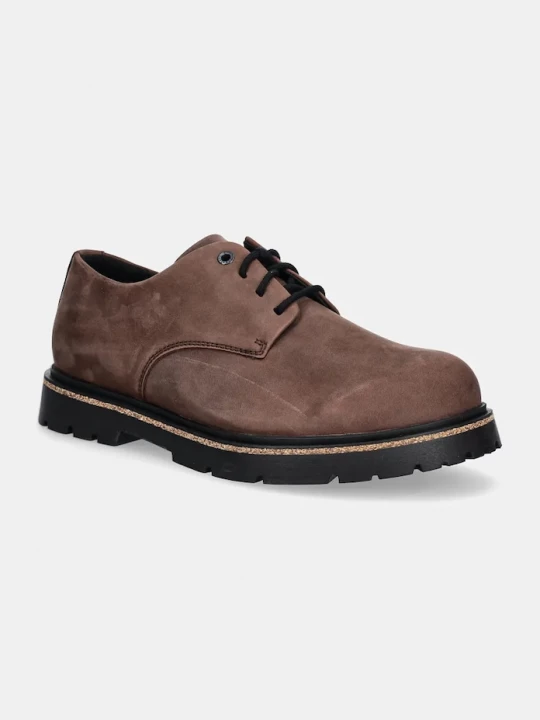 Obrázek produktu Birkenstock Nubukové polobotky Birkenstock Highwood Lace Low hnědá