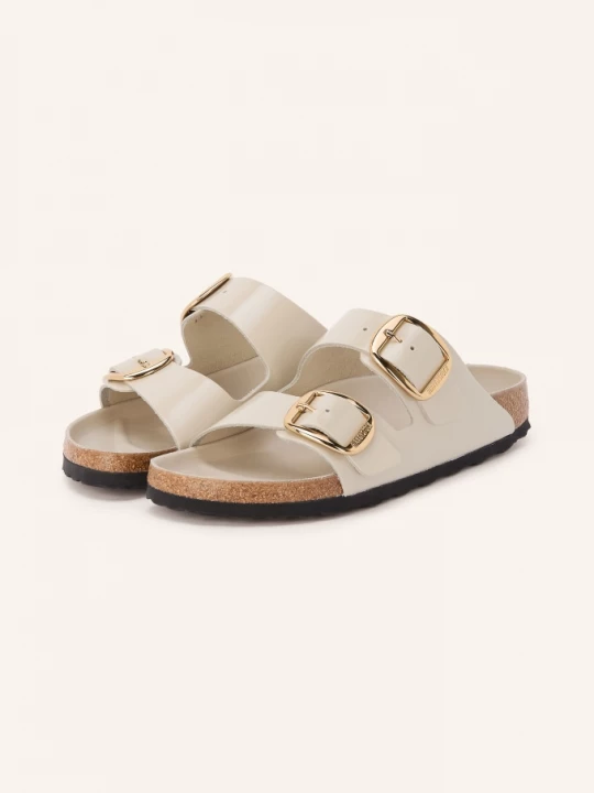 Obrázek produktu Birkenstock Pantofle Arizona Big Buckle režná / zlatá