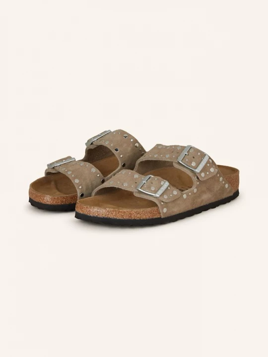 Obrázek produktu Birkenstock Pantofle Arizona Rivet Leve černošedá / stříbrná