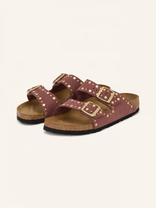 Obrázek produktu Birkenstock Pantofle Arizona Rivet S Cvočky starorůžová / zlatá