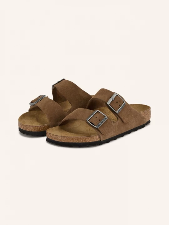 Obrázek produktu Birkenstock Pantofle Arizona tmavě hnědá / stříbrná
