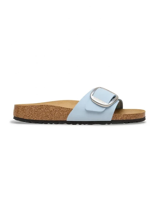Obrázek produktu Birkenstock pantofle dámské kožené Madrid Big Buckle modrá