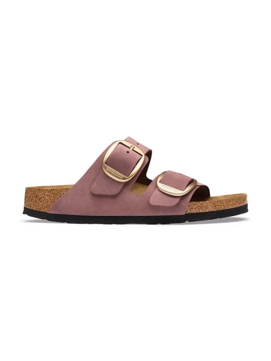Obrázek produktu Birkenstock pantofle dámské nubukové Arizona Big Buckle Nubuck Leather růžová
