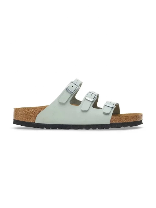 Obrázek produktu Birkenstock pantofle dámské nubukové Florida zelená