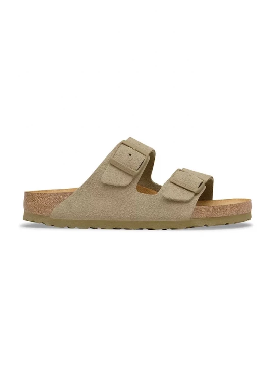 Obrázek produktu Birkenstock pantofle dámské semišové Arizona zelená
