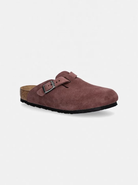 Obrázek produktu Birkenstock pantofle dětské semišové Boston růžová
