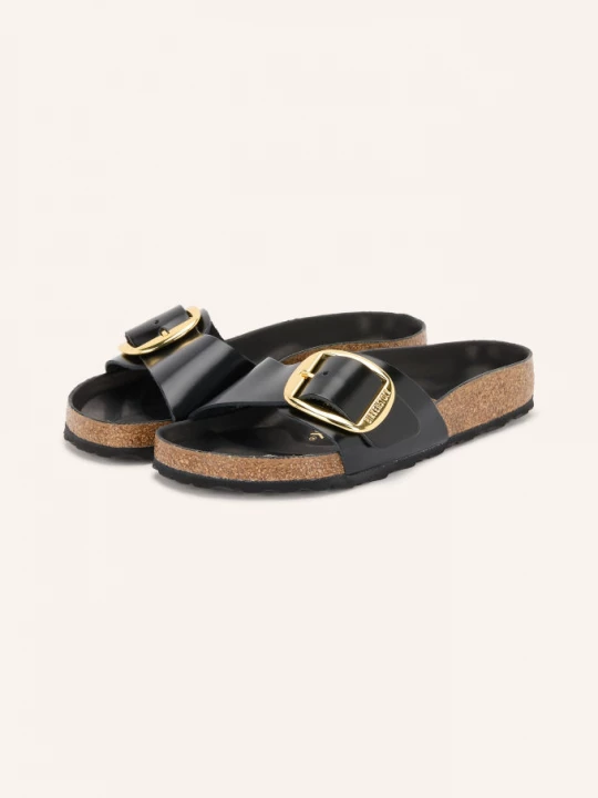 Obrázek produktu Birkenstock Pantofle Madrid Big Buckle černá / zlatá