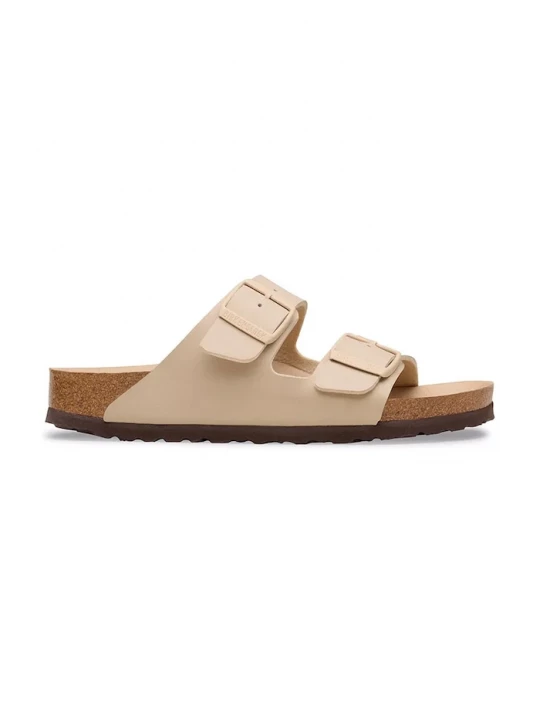 Obrázek produktu Birkenstock pantofle na plochém podpatku dámské Arizona Birko-Flor béžová