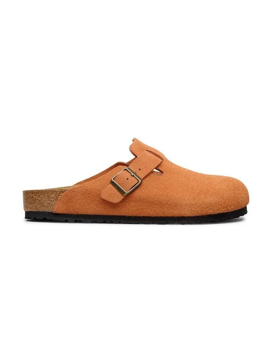 Obrázek produktu Birkenstock pantofle nazouváky dámské semišové Boston oranžová
