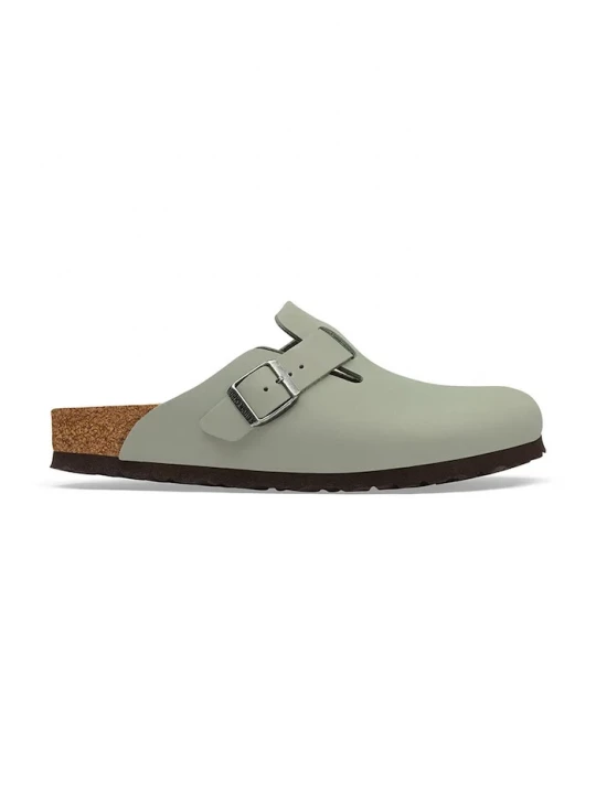 Obrázek produktu Birkenstock pantofle nazouváky kožené Boston Oiled Leather tyrkysová