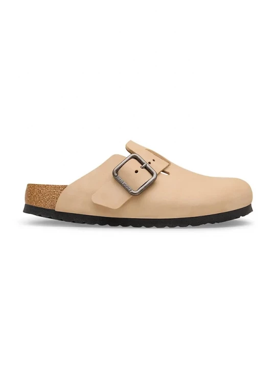 Obrázek produktu Birkenstock pantofle nazouváky nubukové Boston béžová