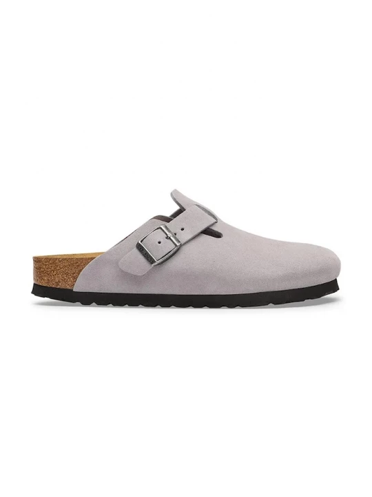 Obrázek produktu Birkenstock pantofle nazouváky semišové Boston Suede Leather fialová