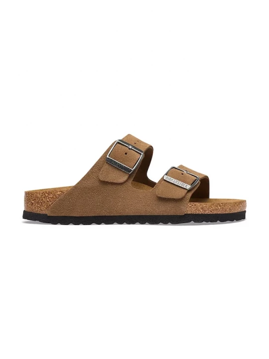 Obrázek produktu Birkenstock pantofle semišové Arizona Suede Leather hnědá