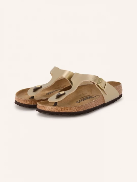 Obrázek produktu Birkenstock Ponožky S Prstovým Oddělením Gizeh Birko-Flor zlatá