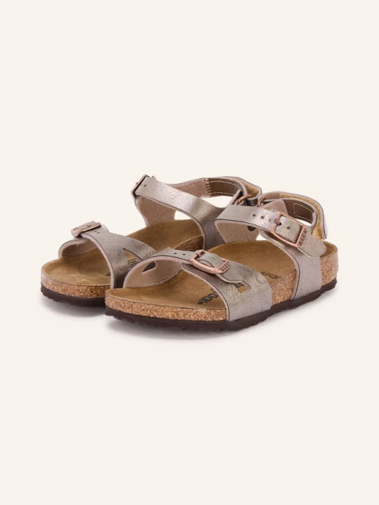 Obrázek produktu Birkenstock Sandály Rio As černošedá / barva růžového zlata