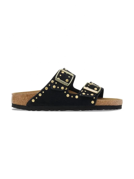 Obrázek produktu Birkenstock Semišové pantofle Arizona Rivet černá
