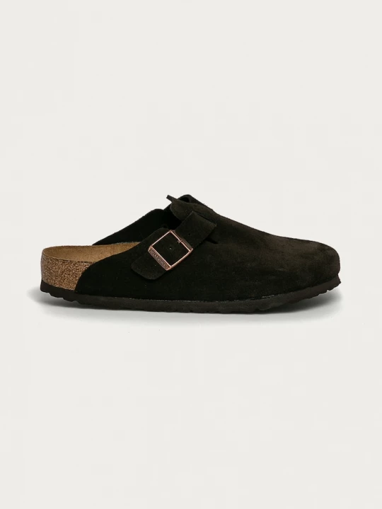 Obrázek produktu Birkenstock Semišové pantofle Birkenstock Boston hnědá