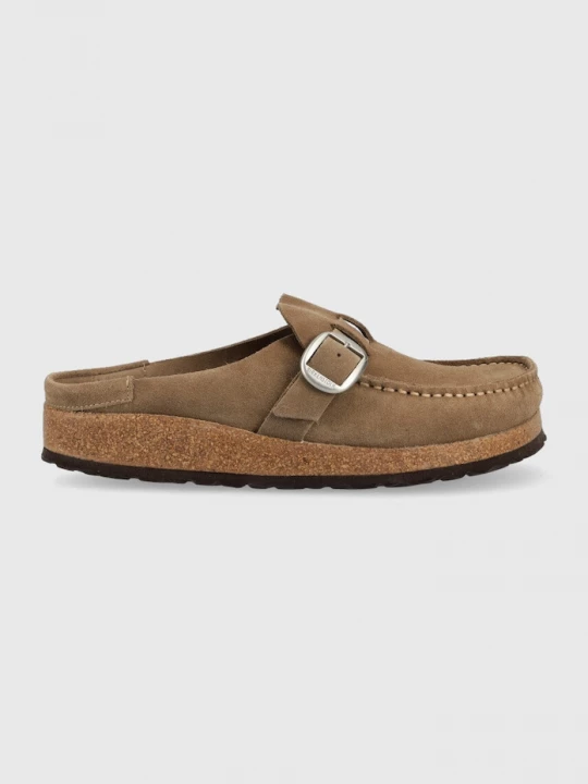 Obrázek produktu Birkenstock Semišové pantofle Birkenstock Buckley béžová