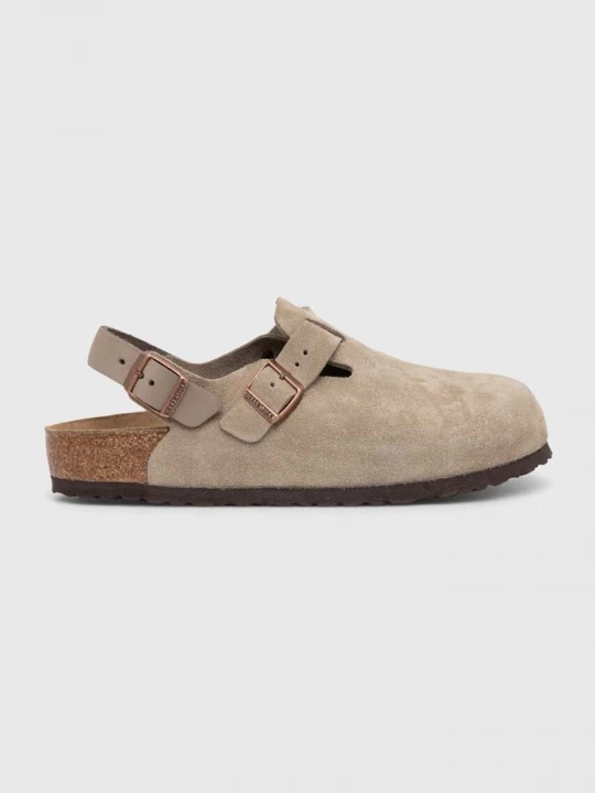Obrázek produktu Birkenstock Semišové pantofle Tokio béžová