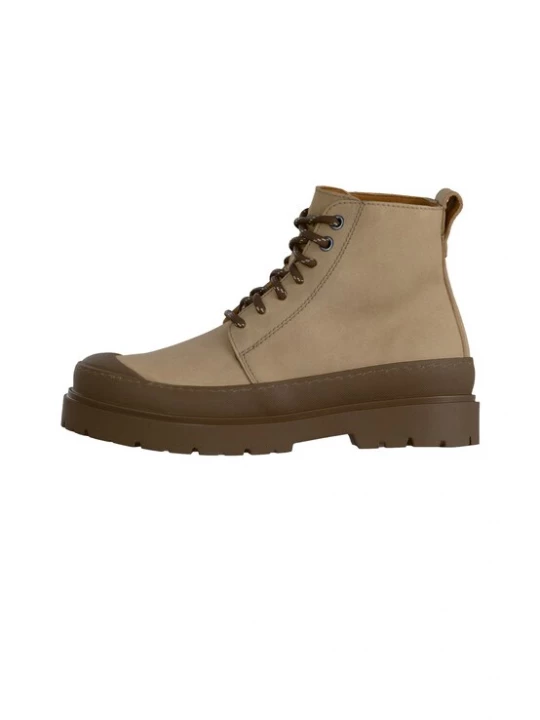Obrázek produktu BIRKENSTOCK Šněrovací kozačky 'Prescott' cappuccino / tmavě hnědá