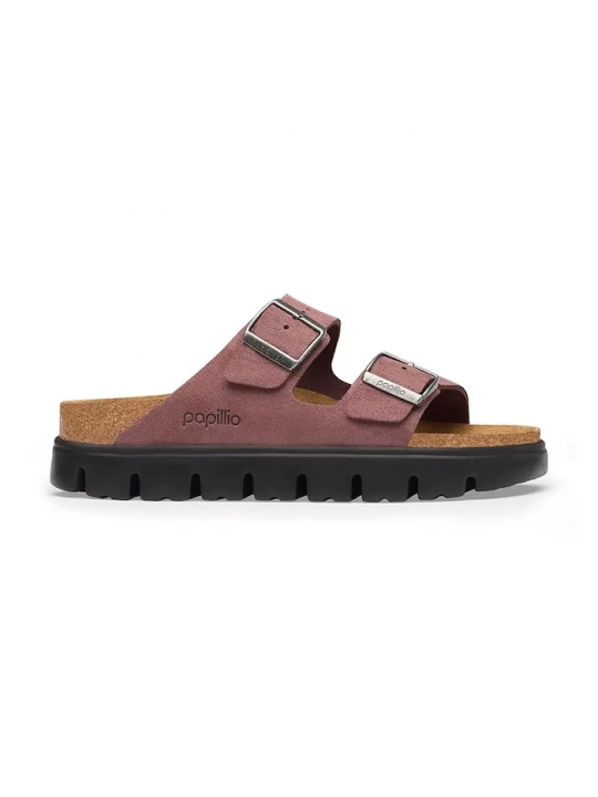 Obrázek produktu Birkenstock x Papillio pantofle dámské semišové růžová