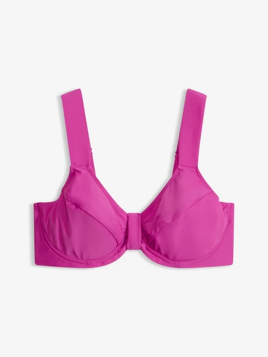 Obrázek produktu Biustonosz bikini minimizer z szerokimi ramiączkami BonPrix fioletowy
