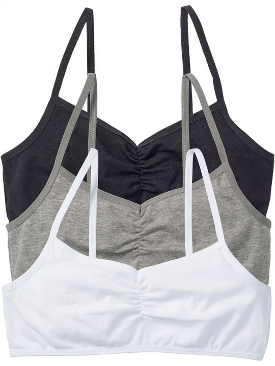 Obrázek produktu Biustonosz bustier z miękką bawełną organiczną (3 szt.) BonPrix biały