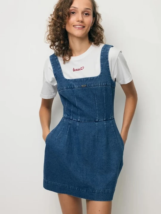 Obrázek produktu BIZUU šaty džínové NARBONA modrá