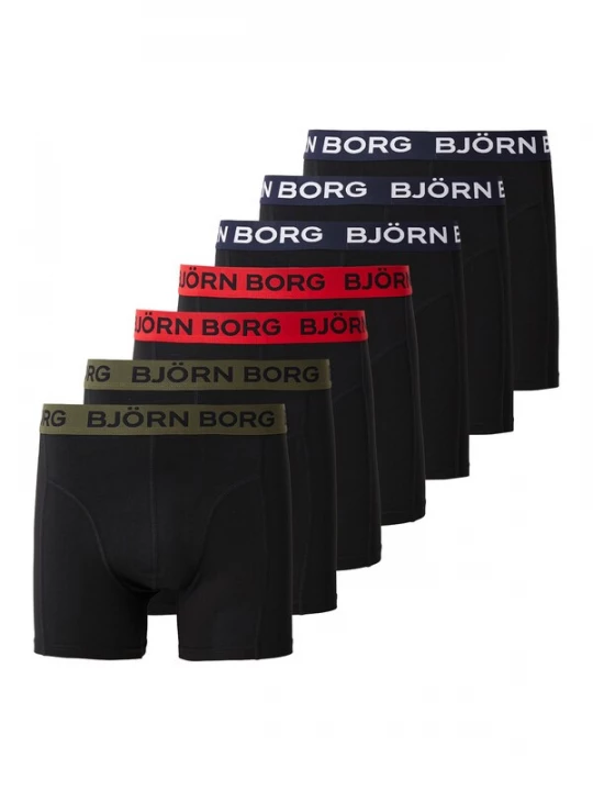 Obrázek produktu BJÖRN BORG Sportovní spodní prádlo námořnická modř / olivová / krvavě červená / černá