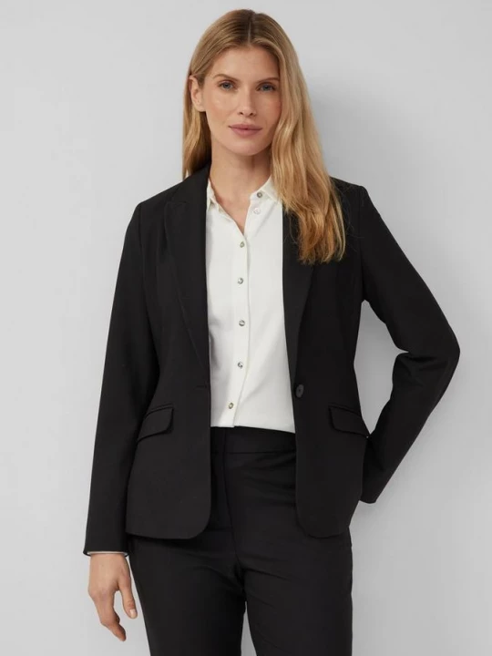 Obrázek produktu Blejzr se střihem Slim Fit, z viskózové směsi s.Oliver černá