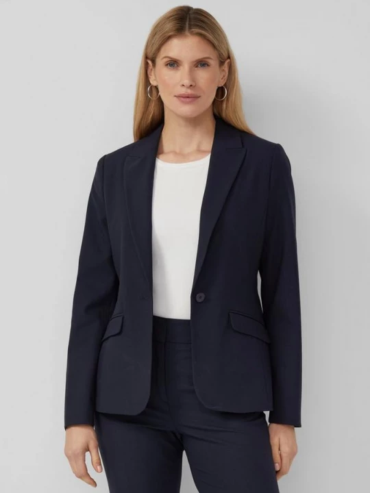 Obrázek produktu Blejzr se střihem Slim Fit, z viskózové směsi s.Oliver modrá