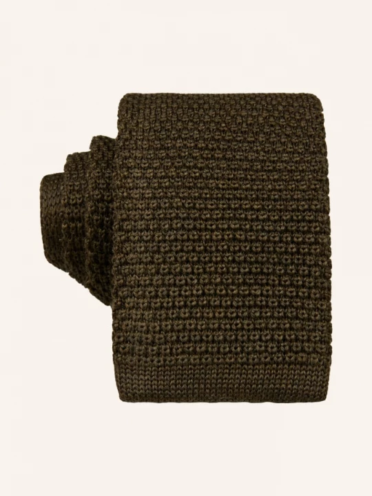 Obrázek produktu Blick Pletená Kravata Hanseat tmavě zelená
