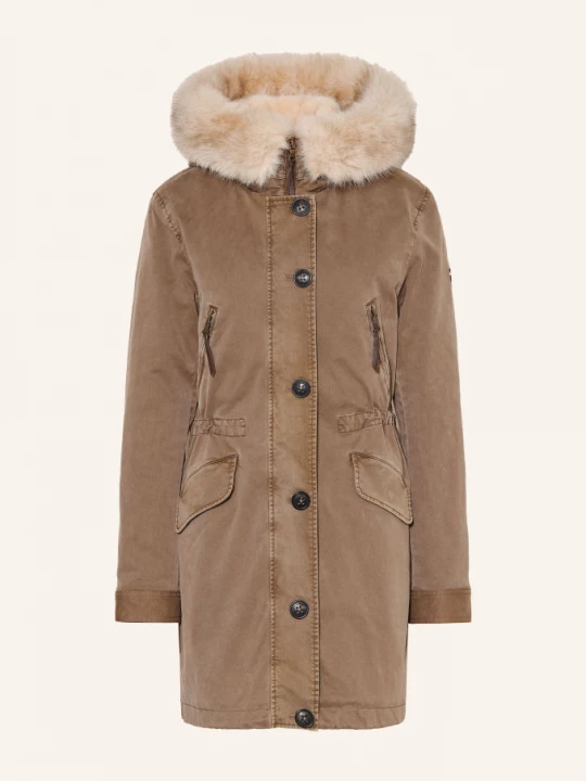 Obrázek produktu Blonde No.8 Parka Aspen S Odnímatelnou Umělou Kožešinou khaki / béžová Blonde No. 8