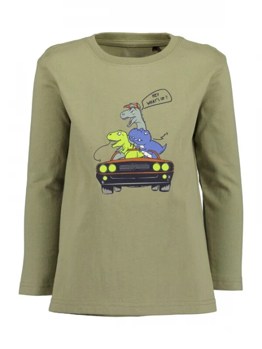 Obrázek produktu BLUE SEVEN Tričko modrá / khaki / jablko / černá