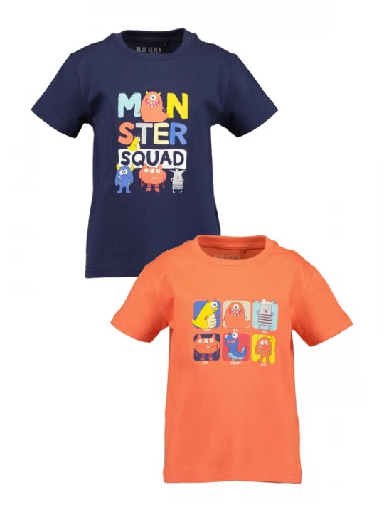 Obrázek produktu BLUE SEVEN Tričko námořnická modř / žlutá / oranžová / bílá