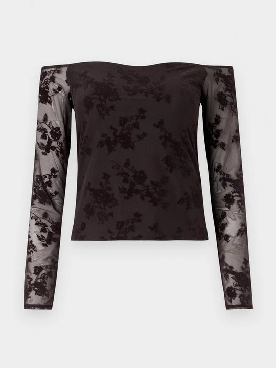 Obrázek produktu Blůza Abercrombie & Fitch tmavě hnědá