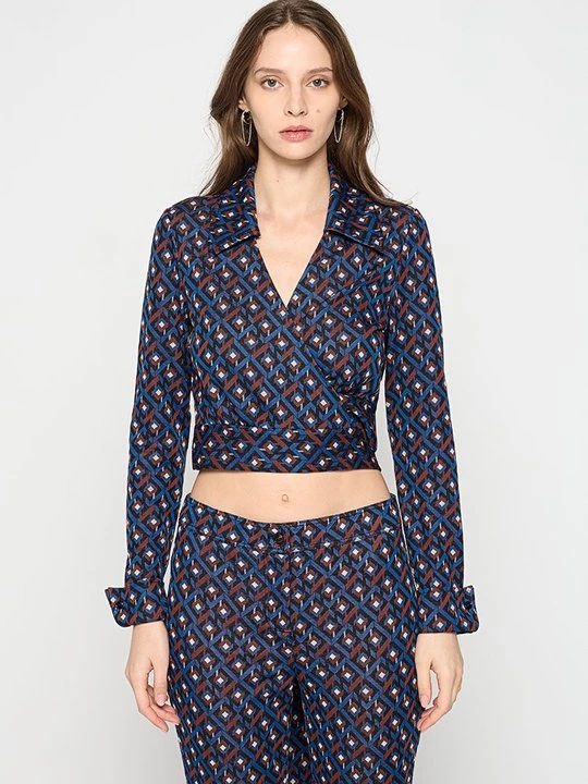 Obrázek produktu Blůza Diane Von Furstenberg tmavě modrá
