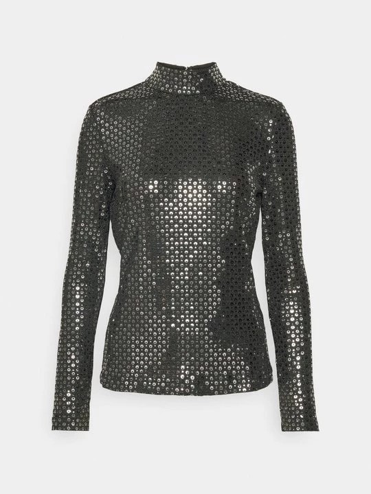 Obrázek produktu Blůza KARL LAGERFELD stříbrná barva