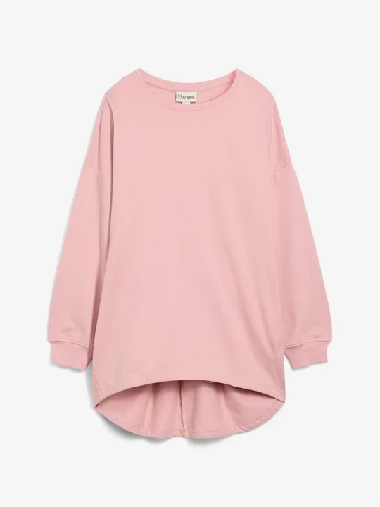 Obrázek produktu Bluza oversize z czystej bawełny BonPrix różowy
