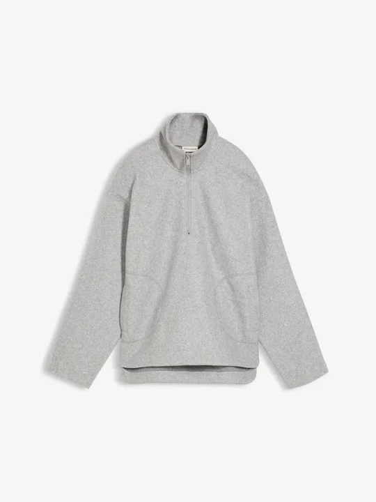 Obrázek produktu Bluza oversize z materiału w optyce wełny BonPrix szary
