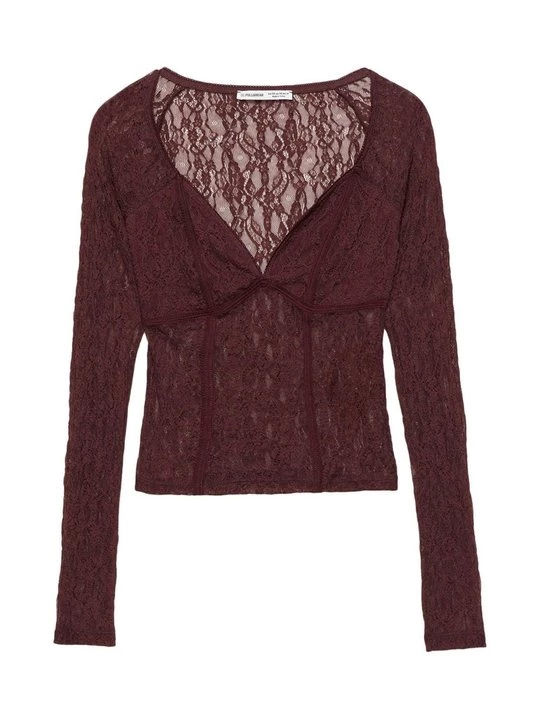 Obrázek produktu Blůza PULL&BEAR bordó
