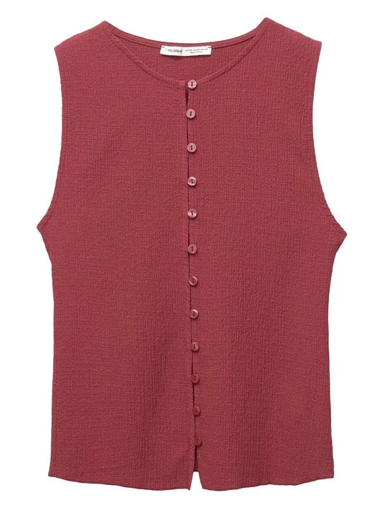 Obrázek produktu Blůza PULL&BEAR tmavě červená