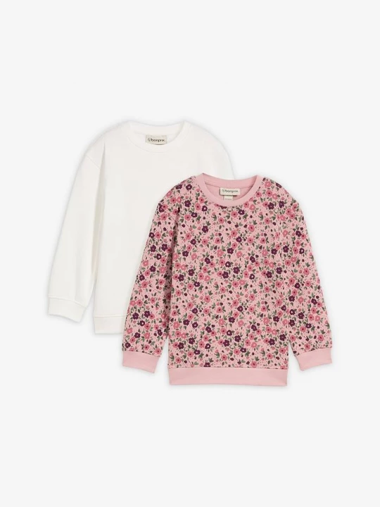 Obrázek produktu Bluza z czystej bawełny organicznej (2 szt.) BonPrix biały