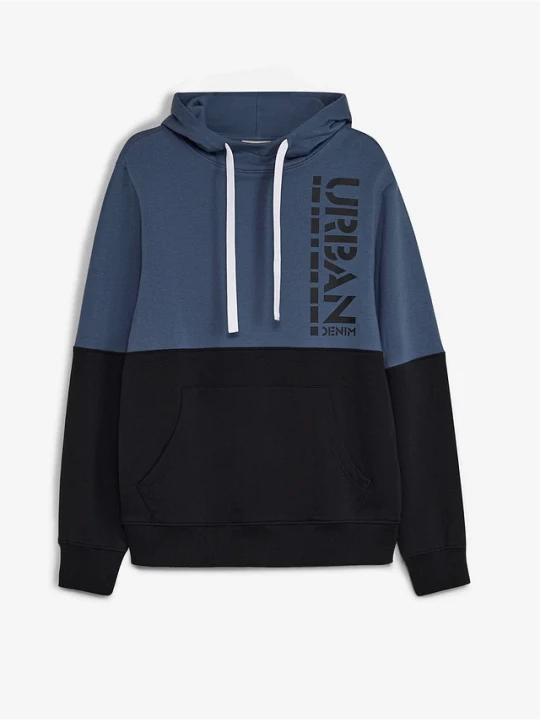 Obrázek produktu Bluza z kapturem slim fit BonPrix czarny