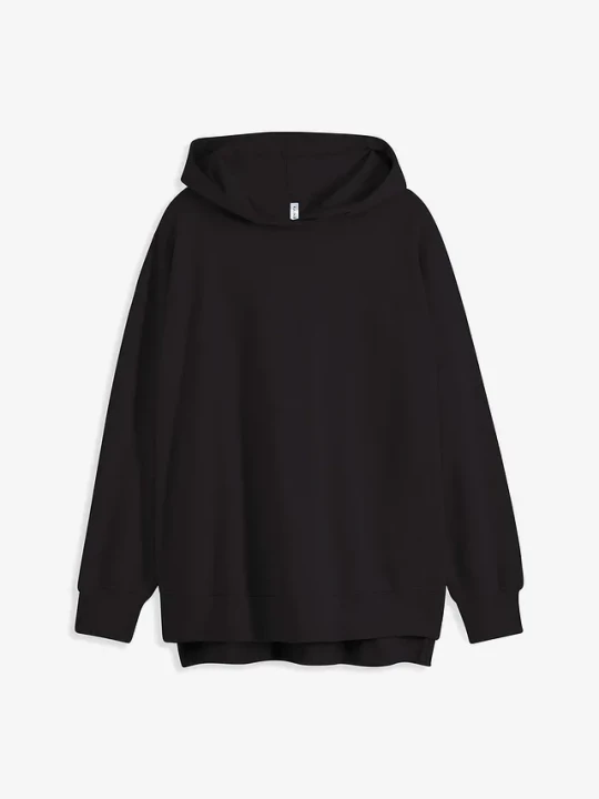 Obrázek produktu Bluza z kapturem, z czystej bawełny BonPrix czarny