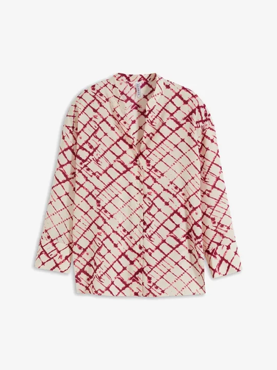 Obrázek produktu Bluzka oversized BonPrix fioletowy