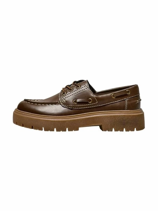 Obrázek produktu Boat shoes Bershka hnědá