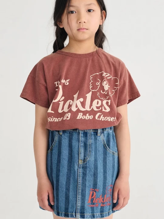 Obrázek produktu Bobo Choses Dětská riflová sukně Bobo Choses Pickles The Dog námořnická modř