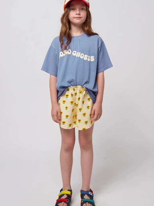 Obrázek produktu Bobo Choses Dětské bavlněné šortky Bobo Choses Sunflower žlutá