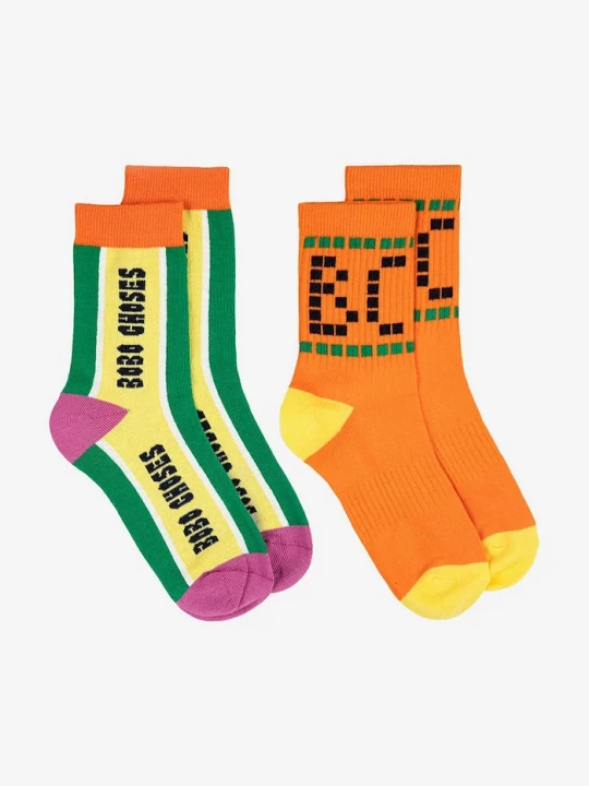 Obrázek produktu Bobo Choses Dětské ponožky Bobo Choses 2-pack oranžová